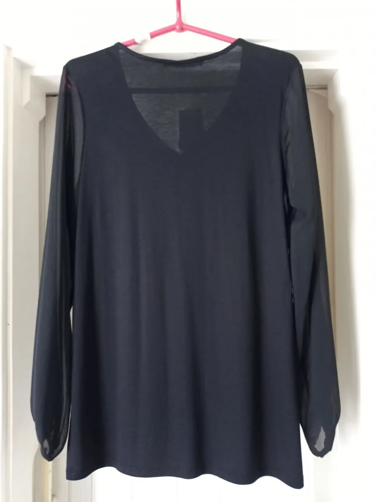 Блуза новая мягкая вискоза с шифоновыми рукавами George 4