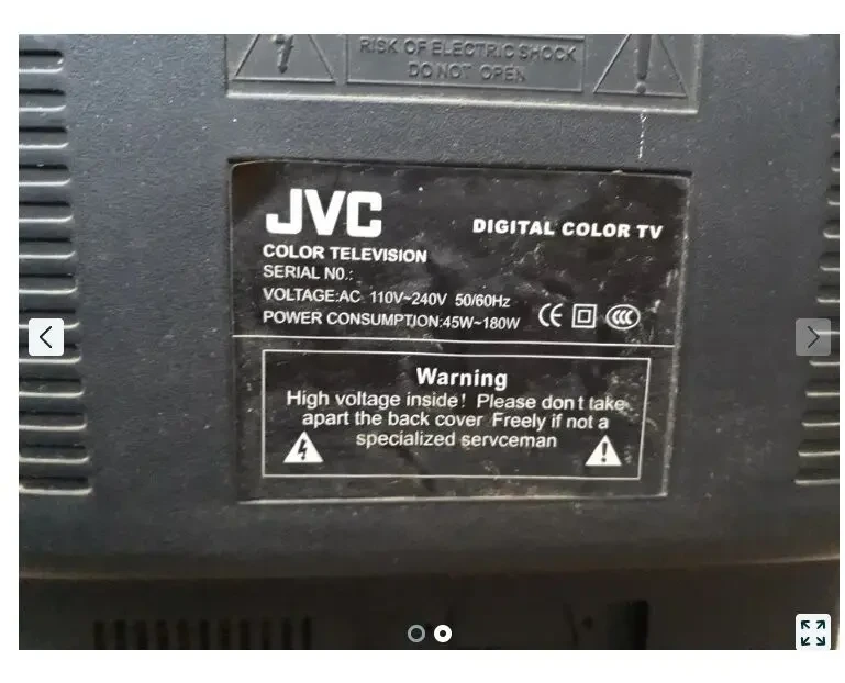 Телевизор JVC TC-1448 не рабочий 2