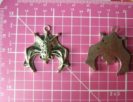 Подвеска для бижутерии летучая мышь, коннектор под медь. торг 5
