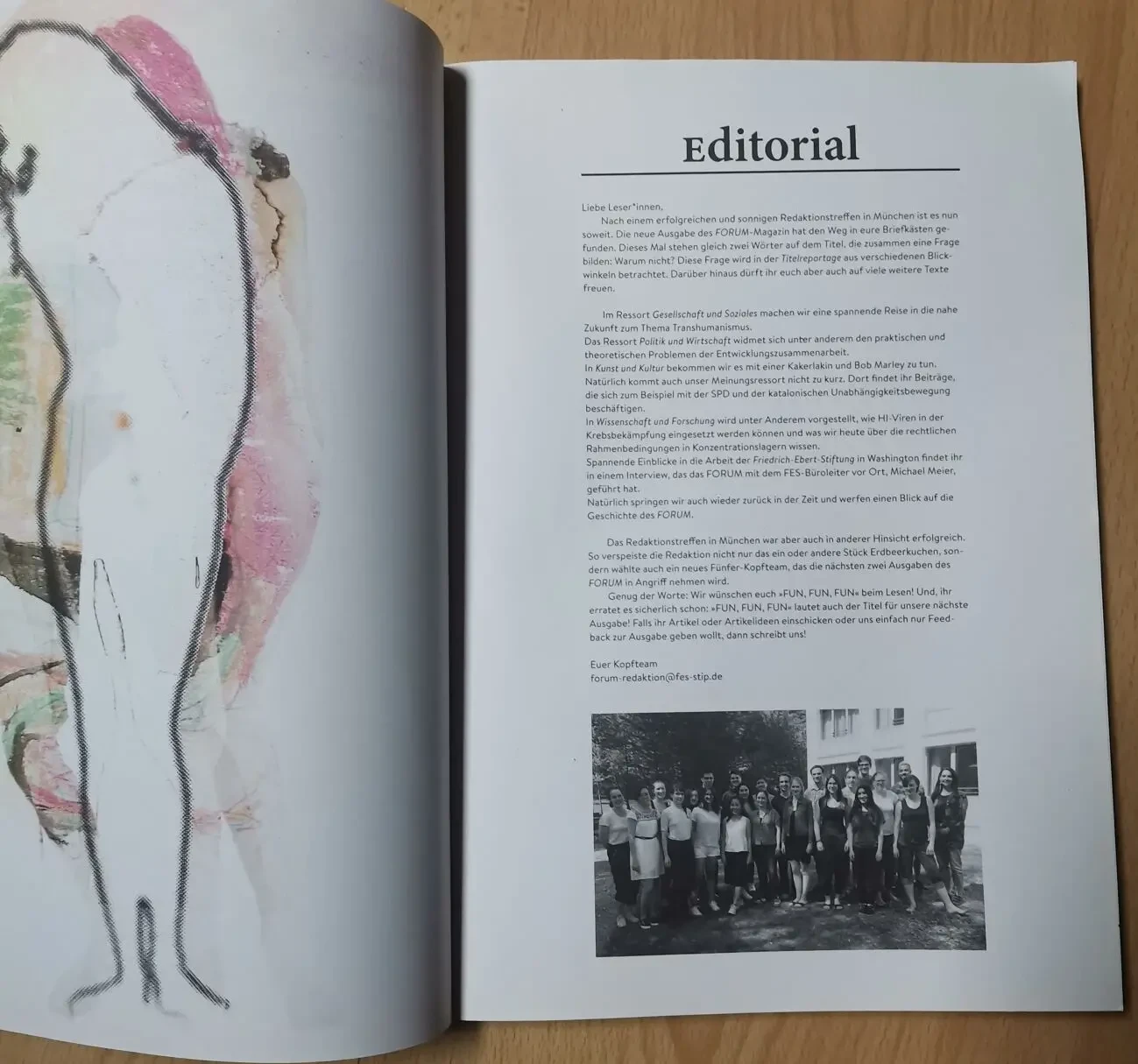 Forum. Stipendisches Magazin der Friedrich-Ebert-Stiftung. Warum nicht 2