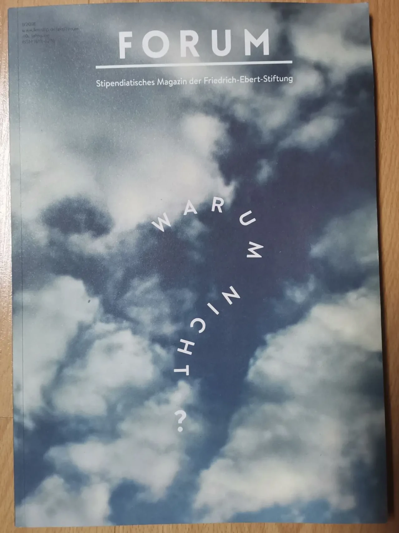 Forum. Stipendisches Magazin der Friedrich-Ebert-Stiftung. Warum nicht