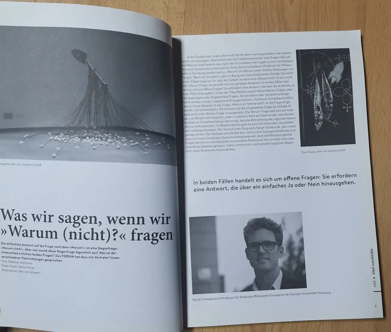 Forum. Stipendisches Magazin der Friedrich-Ebert-Stiftung. Warum nicht 4
