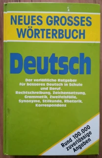 Neues Grosses Wörterbuch. Deutsch / Новий великий словник. Німецька