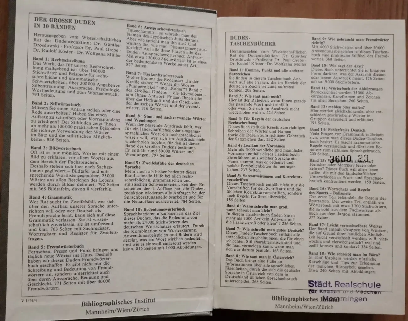 Der Grosse Duden in 10 Bänden. Band 1 Rechtschreibung / 1. Орфографія 2