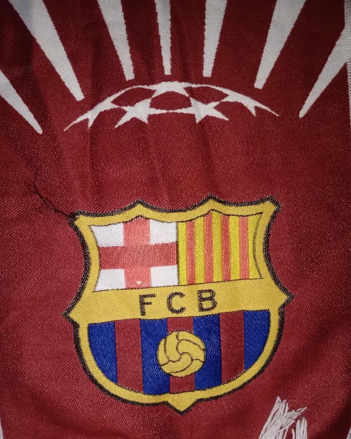 Футбольный матчевый шарф FC Msnchester City-FC Barcelona 3