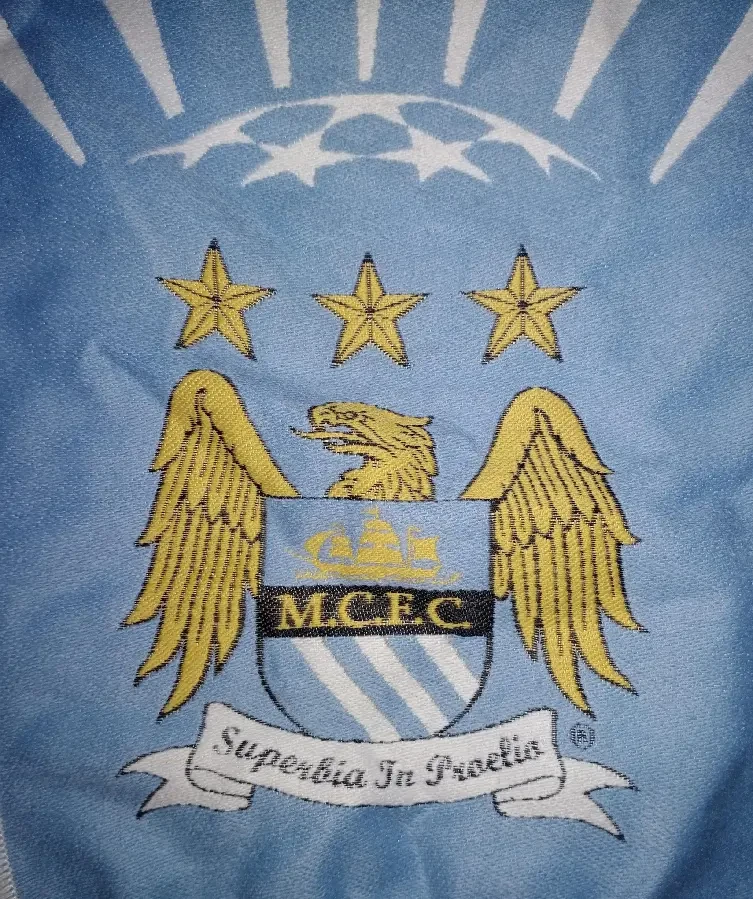 Футбольный матчевый шарф FC Msnchester City-FC Barcelona 2