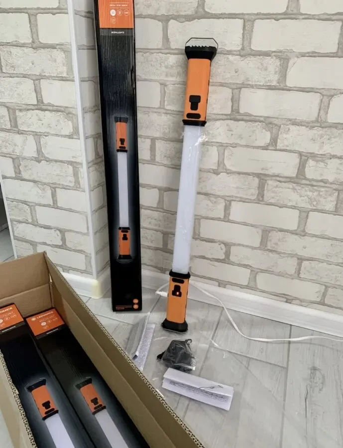 USB! Светильник аккумуляторный Osram 10W LED Аварийная лампа, фонарь 3