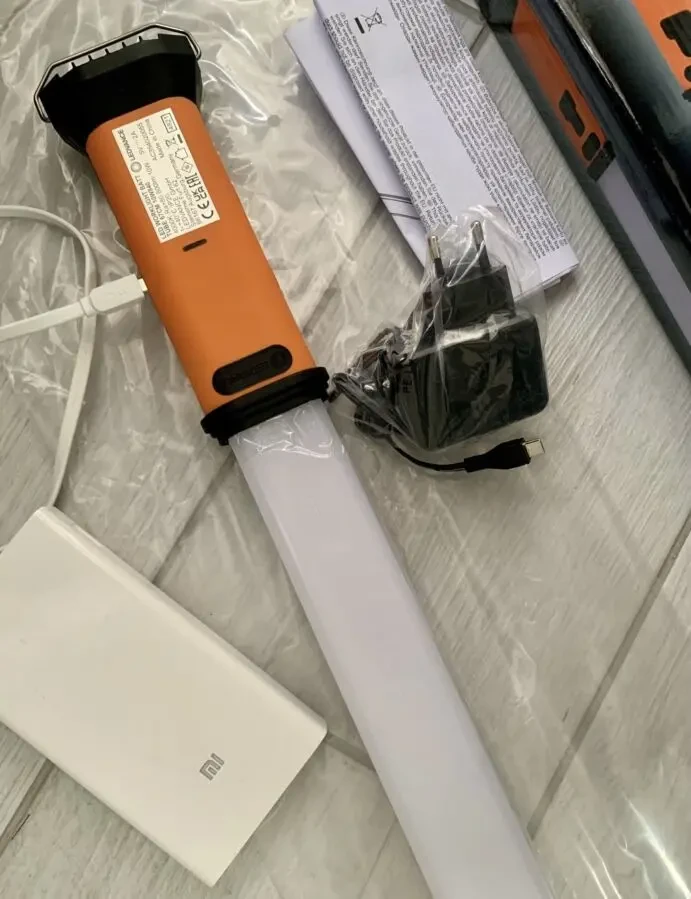 USB! Светильник аккумуляторный Osram 10W LED Аварийная лампа, фонарь 4