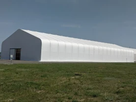 Ангар, каркасно-тентовий, збірно-розбірний, 30х80 м.
