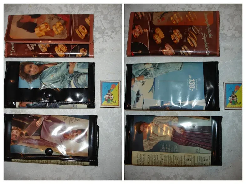 КОШЕЛЁК/гаманець ретро, 4 шт., 18 х 9,5 см; стан НОВИХ. РАРИТЕТ. 3