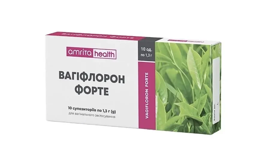 Фітосвічки «Вагіфлорон Форте» 10 шт. Амріта 2