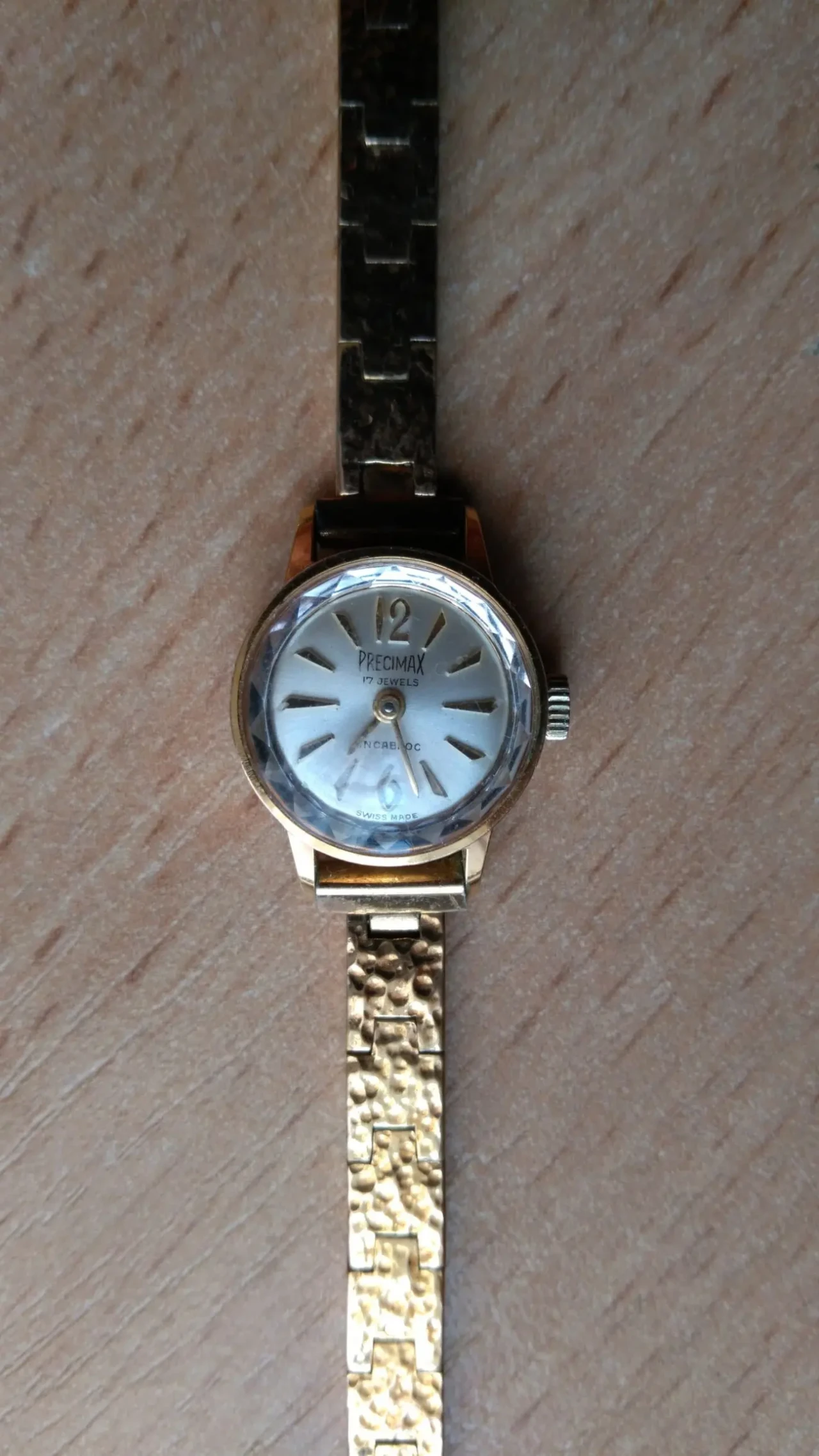 Часы Precimax 17 кам позолота 20 микрон.Швейцария (swiss)механика , ро 4