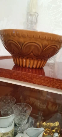 Красивая керамическая салатница. Новая. Ретро СССР