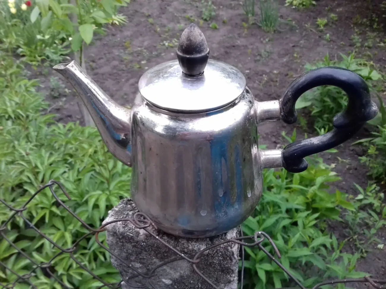Ретро чайник-заварник 8