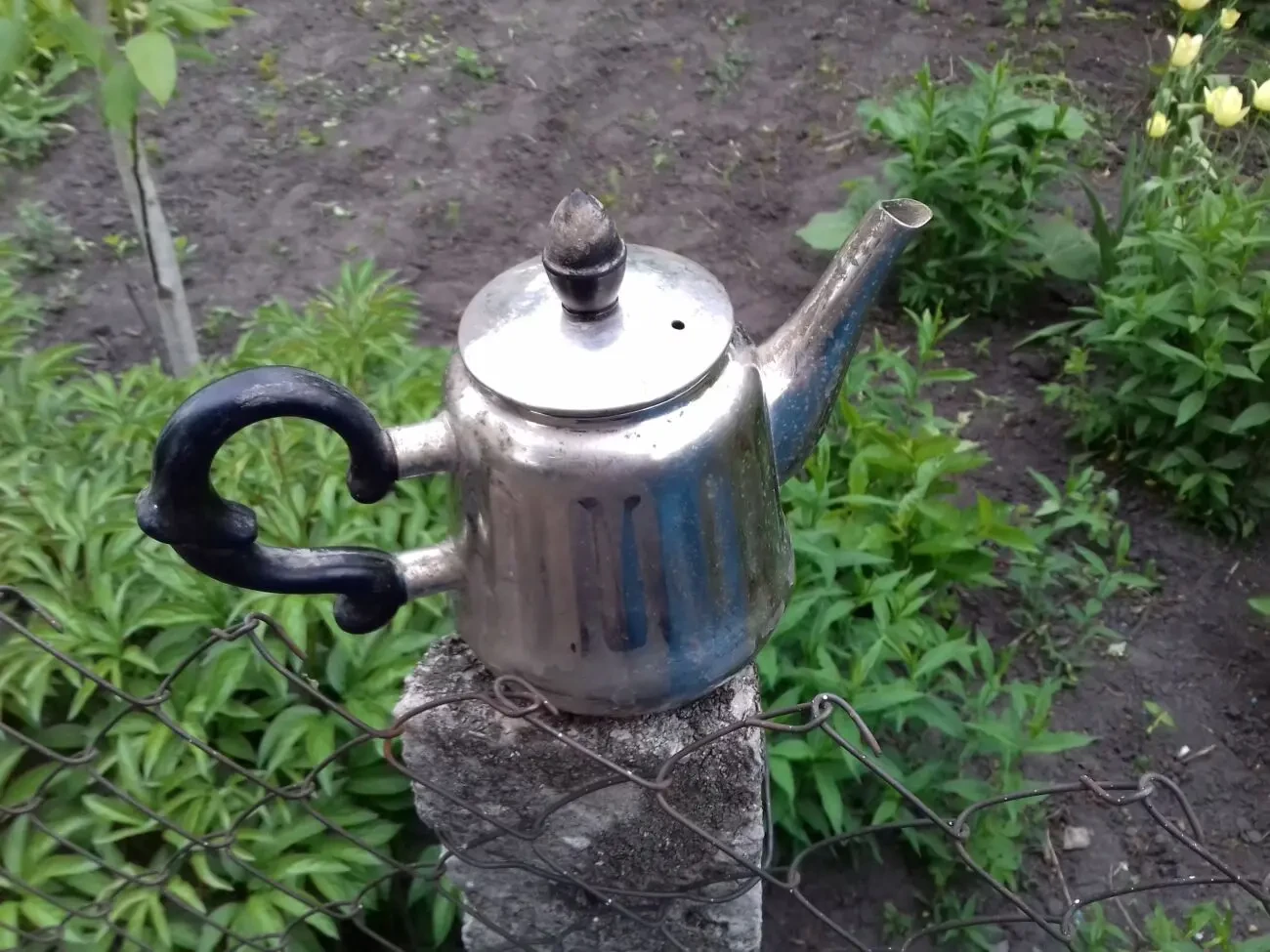 Ретро чайник-заварник 2