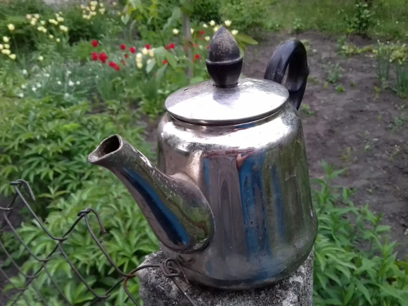 Ретро чайник-заварник 9