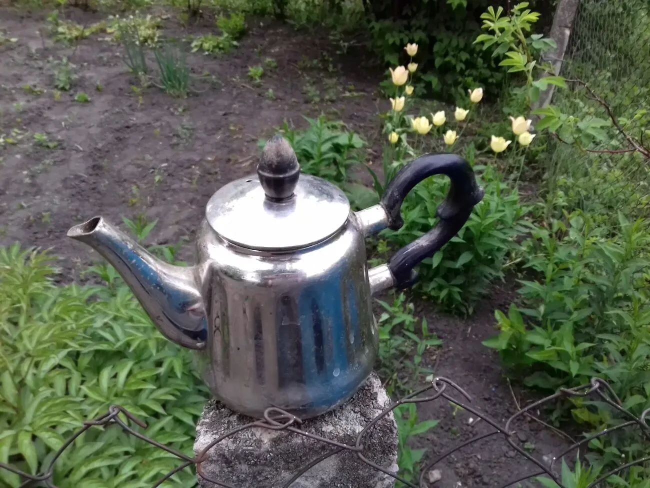 Ретро чайник-заварник 10