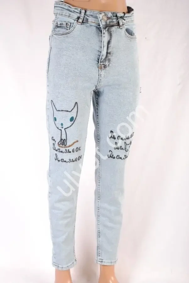 Джинсы женские высокая посадка оптом от 294 грн. Большой выбор 9