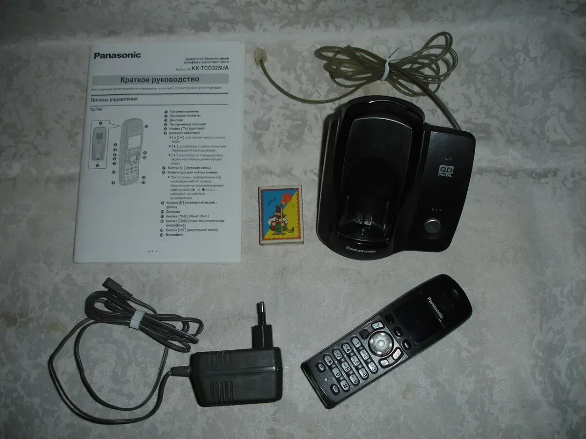 РАДІОТЕЛЕФОН Panasonic KX-TCD325UA з АВН і автовідповідачем, в упак. 2