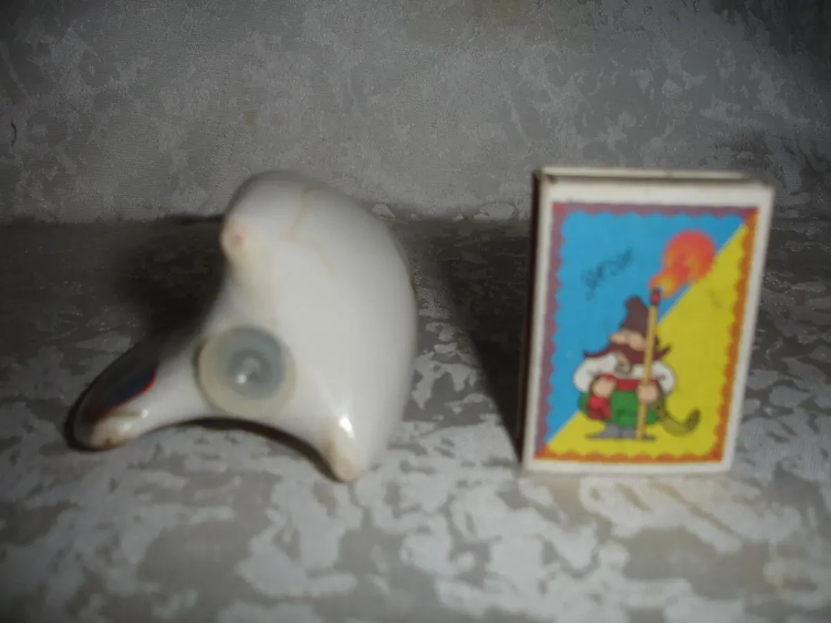 СТАТУЕТКА- солонка-перечниця Петух/ПІВНИК. Фарфор. Полонне. РАРИТЕТ. 4