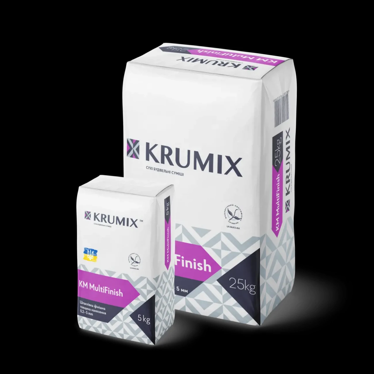Шпаклевка гипсовая MultiFinish 25 кг, TM “KRUMIX Харьков