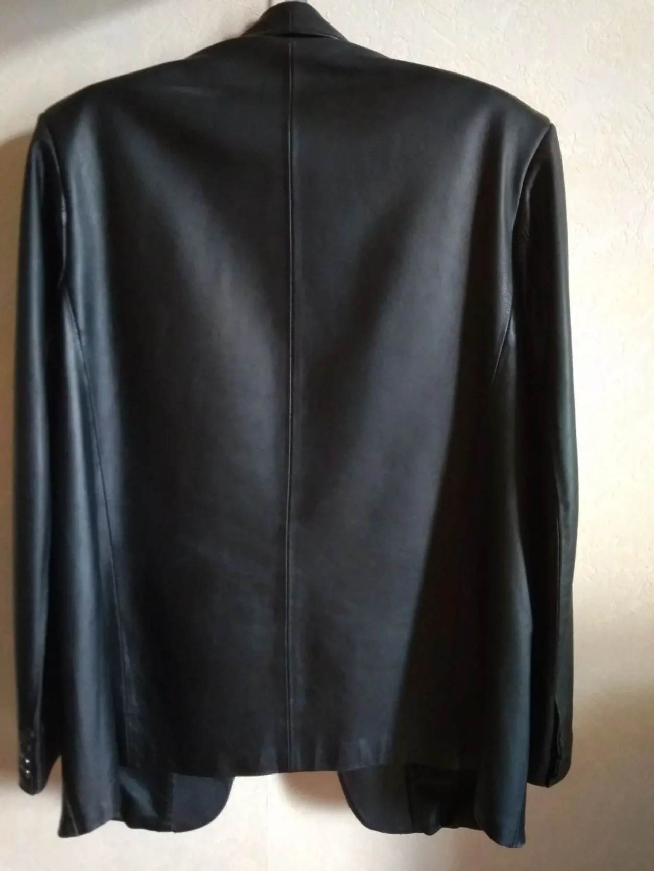 Пиджак кожаный мужской р.52 2