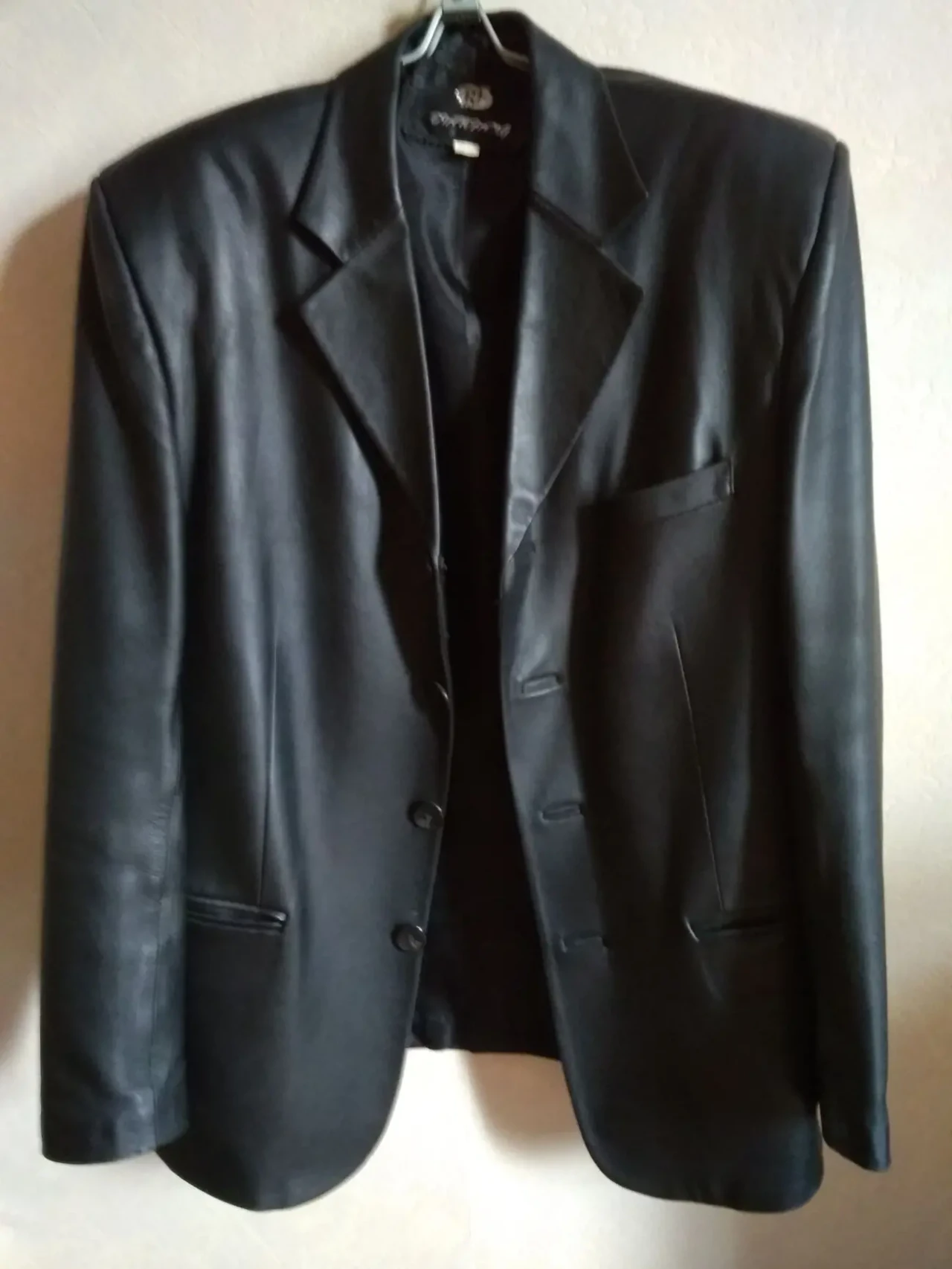 Пиджак кожаный мужской р.52