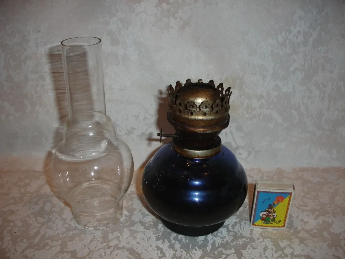 КЕРОСИНОВАЯ/гасова ЛАМПА (світильник), б/в, справна. РАРИТЕТ. 6