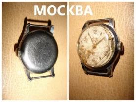 ЧАСЫ/годинник МОСКВА, 16 кам., МЧЗ Кірова, наручний, робочий. РАРИТЕТ