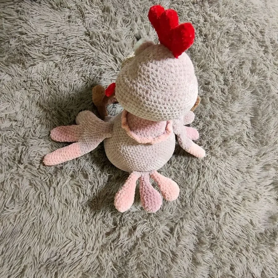 курочка іграшка в'язана гачком.курка м'яка іграшка ручна робота 2