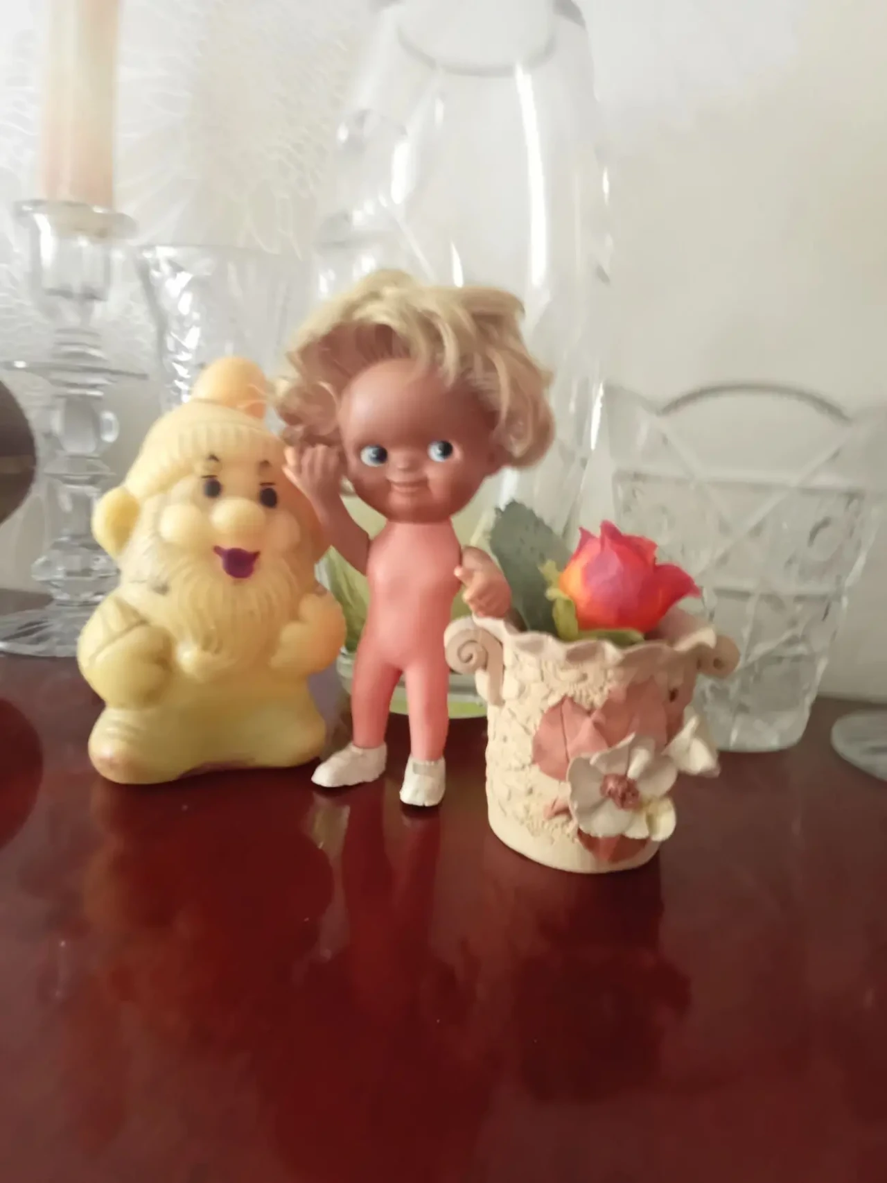 Игрушка. Домовичок резиновая со свистком. Ретро СССР 5