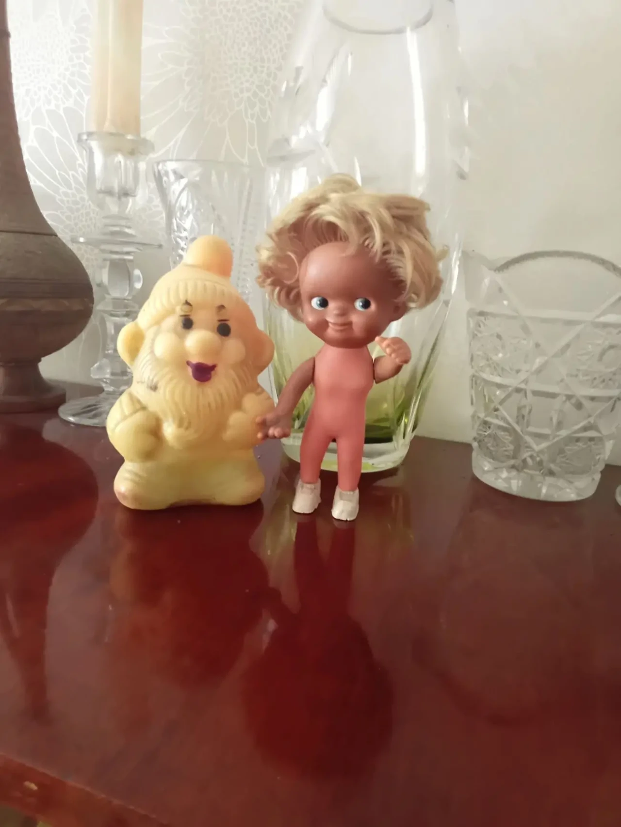 Игрушка. Домовичок резиновая со свистком. Ретро СССР 2