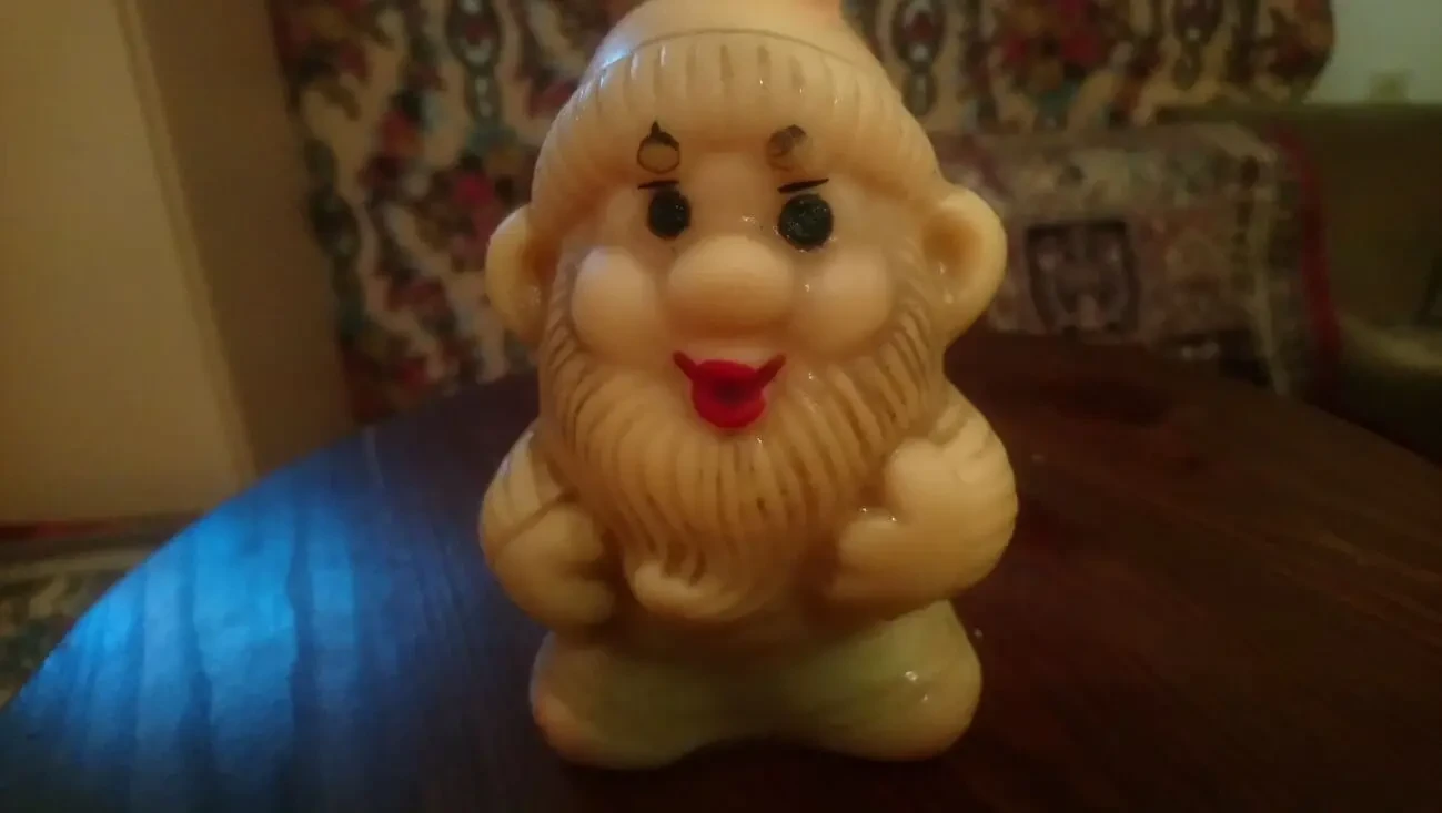 Игрушка. Домовичок резиновая со свистком. Ретро СССР 6