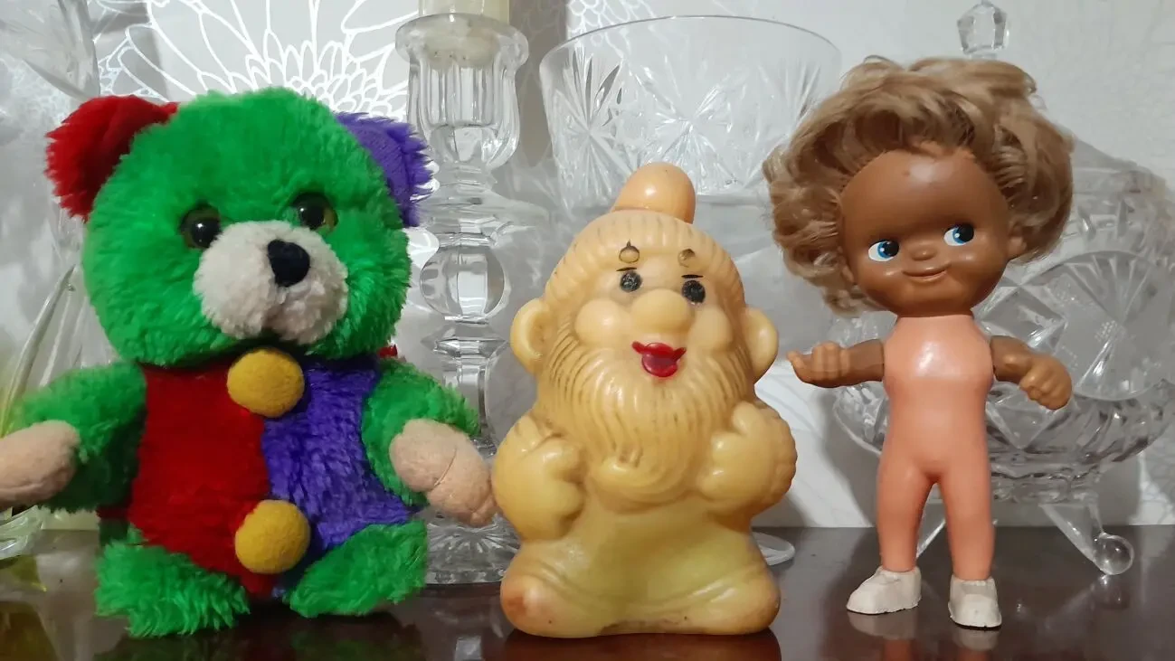 Игрушка. Домовичок резиновая со свистком. Ретро СССР 4