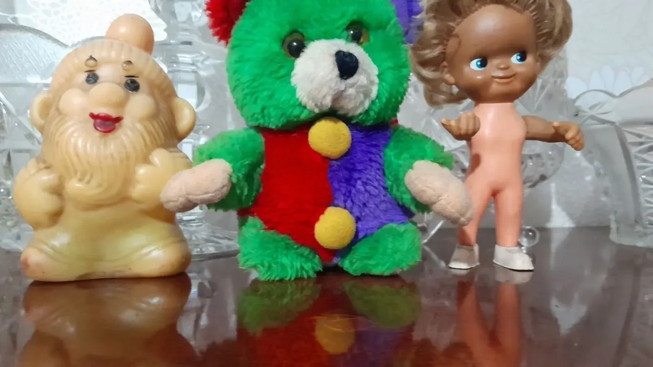 Игрушка. Домовичок резиновая со свистком. Ретро СССР 7