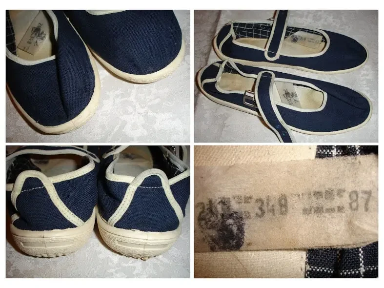 БАЛЕТКИ/туфлі 38 р. спортивного типу; синьо-білі. СКОРОХОД. Для дівчат 7