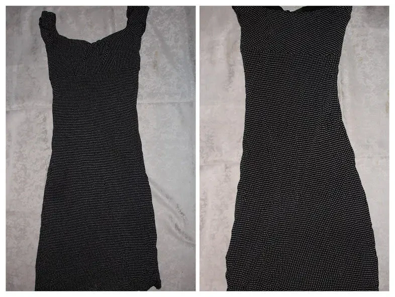 ПЛАТЬЕ/плаття XS-S-ка, LUCY Paris, ОРИГІНАЛ, темно-синє в горошок.