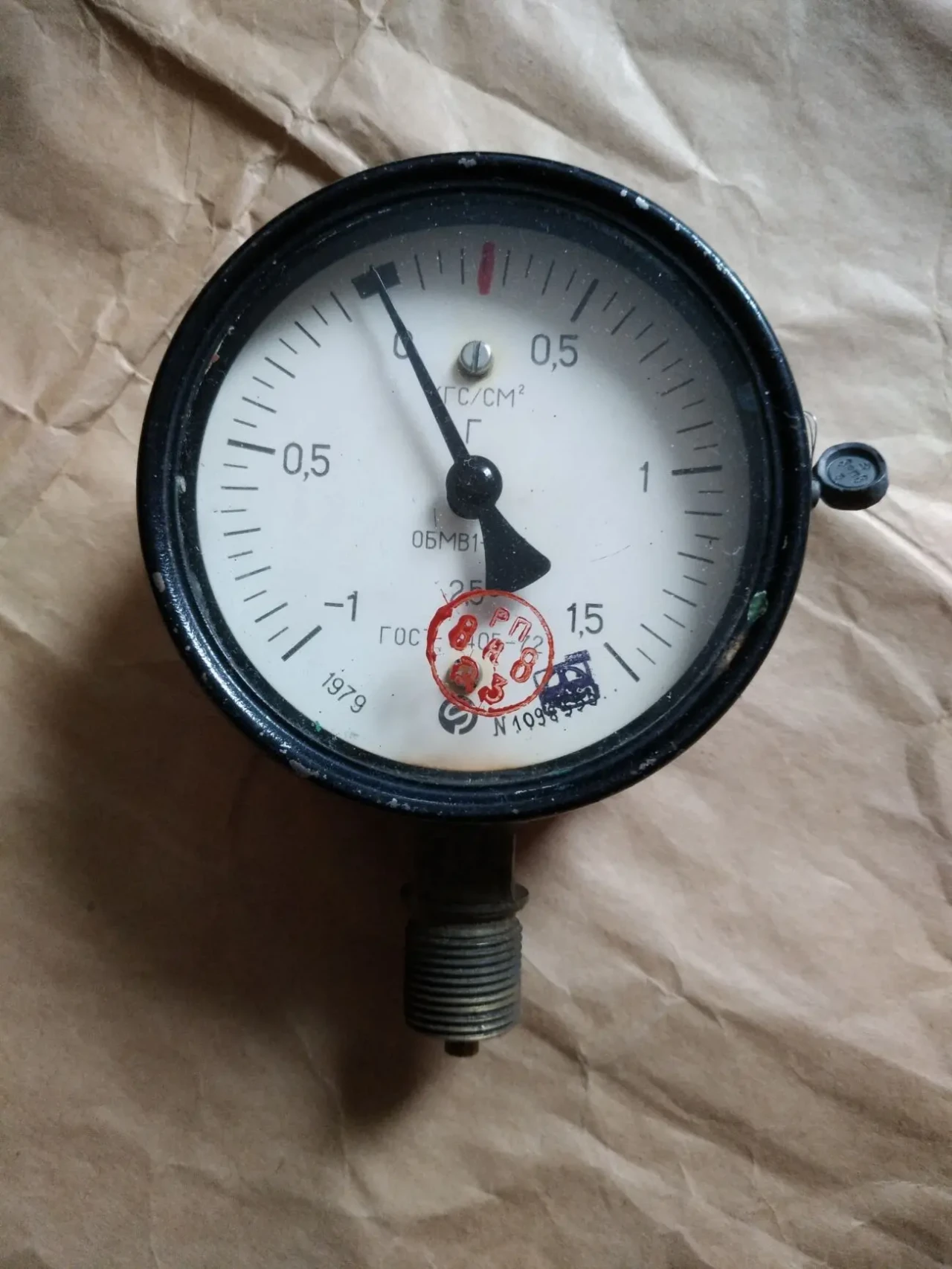 Продам мановакууметр ОБМВ 1-100