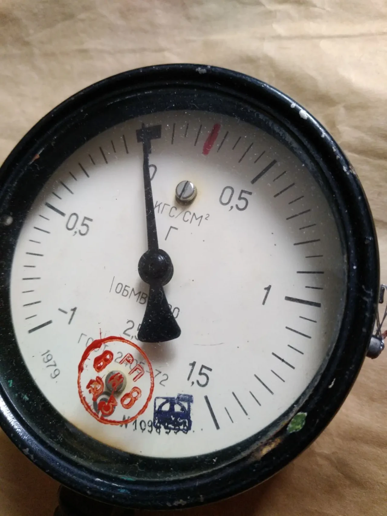 Продам мановакууметр ОБМВ 1-100 4