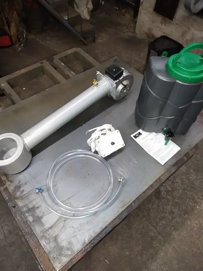 Горелка на отработке 10