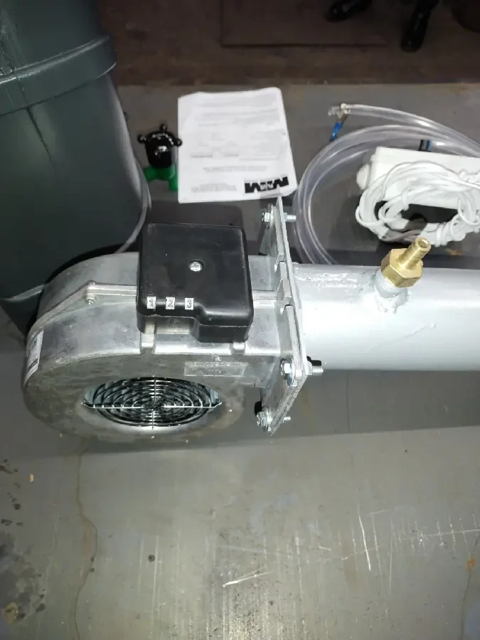 Горелка на отработке 4