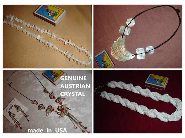 БУСЫ/ожерелье/НАМИСТО біле, перли + бісер; довжина 41 см. ЕФЕКТНЕ. 6