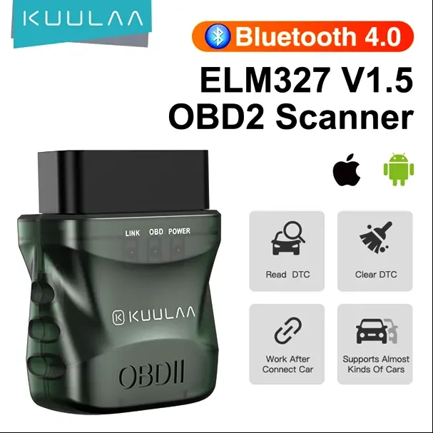Автосканер OBD2 Bluetooth 4.0 KUULAA KL-DW006