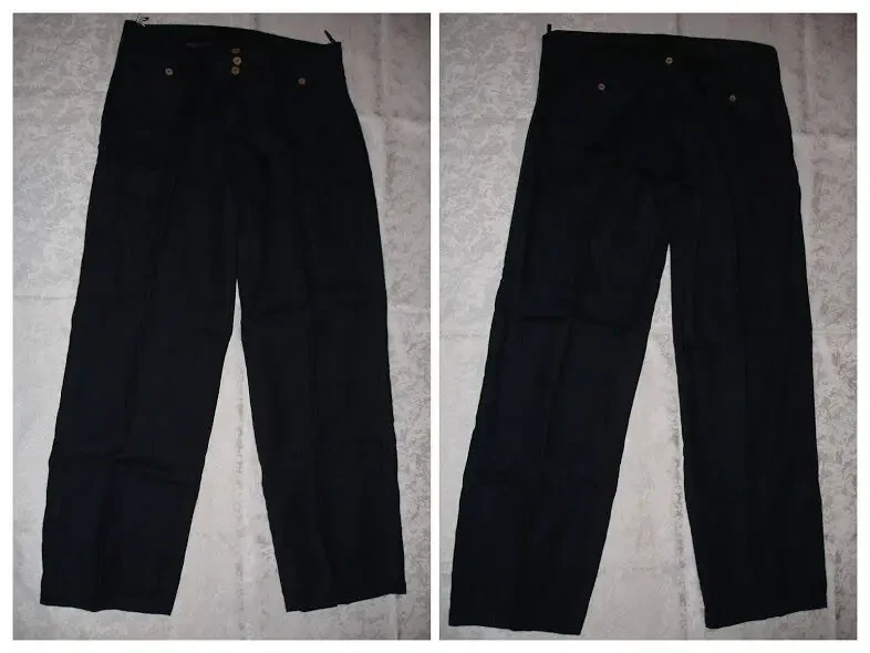 Штаны/БРЮКИ М-ка темно-сині, 100 % ЛЬОН, літні.  Для дівчат.