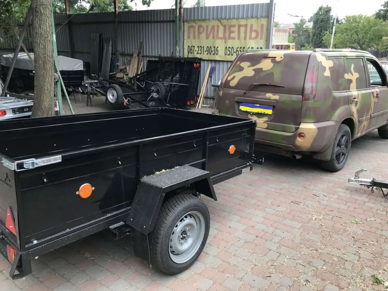 Причіп легковий посилений ПАВАМ (1,3х2,15х0,45 ресора AL-KO) 9