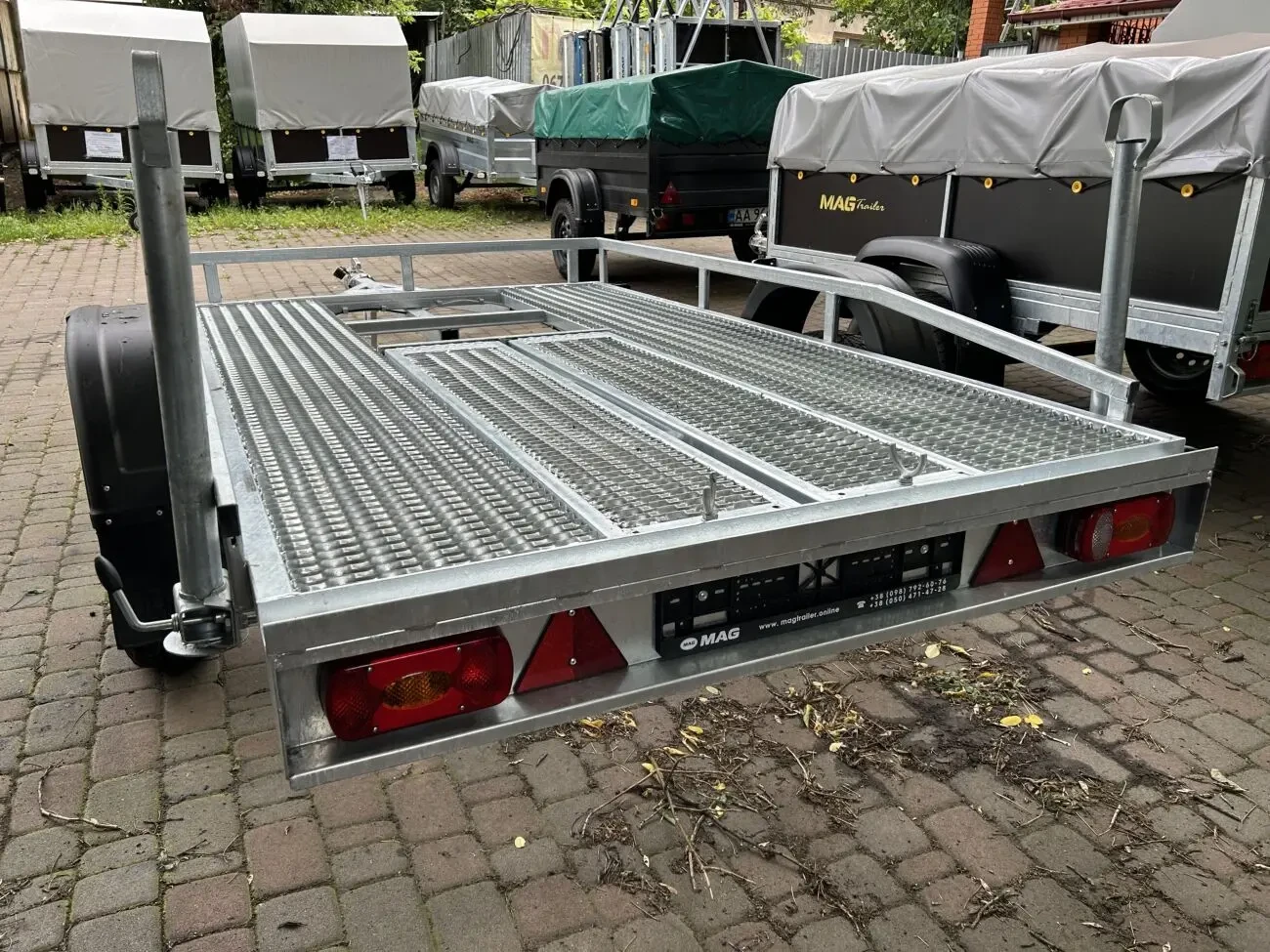 Причіп оцинкований для перевезення квадроциклів 6