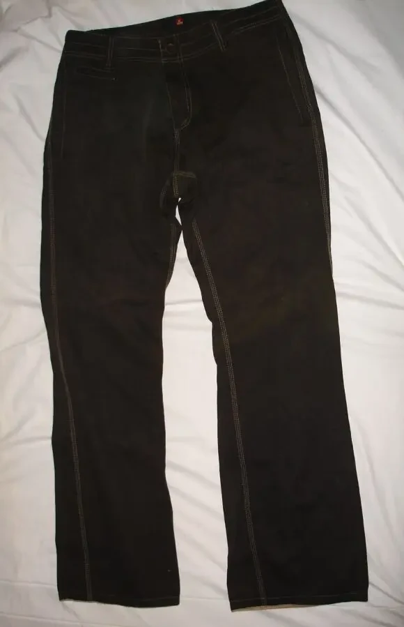 Штаны/ШТАНИ/брюки М-ка (W33 L32), коричнева плащовка, НАТУРАЛЬНІ 6