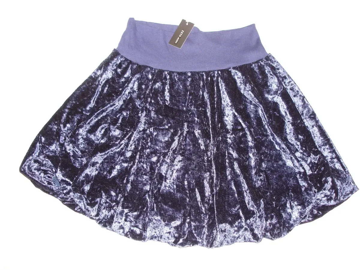 Юбка/СПІДНИЦЯ М-ка, синя, по типу БАЛОН, до колін. НОВА. Для дівчат.