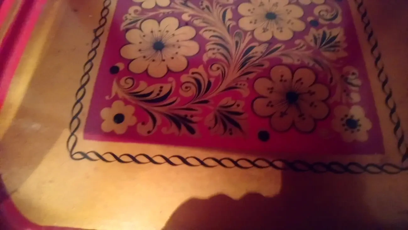 Шикарная тумбочка. Хохлома. Ретро 3