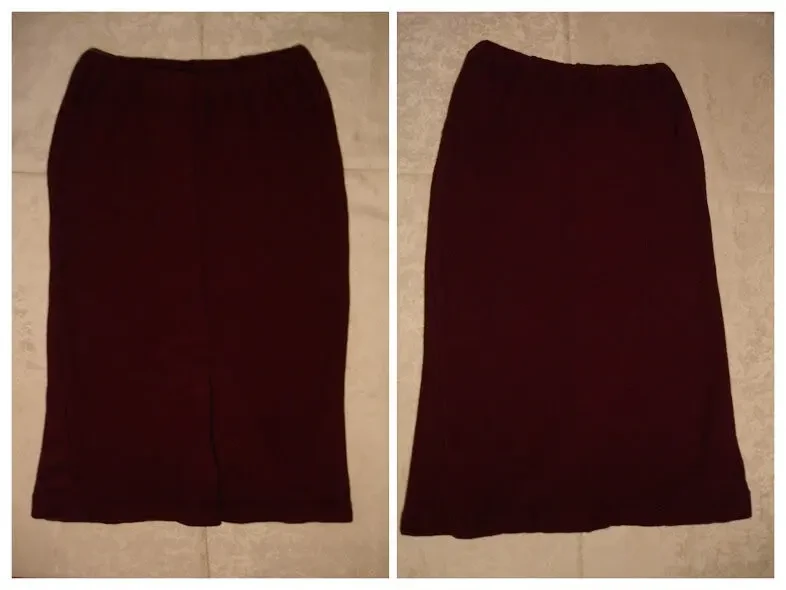 КОСТЮМ М-ка трикотажний чорний НОВИЙ та бордовий. Для дівчат. 9